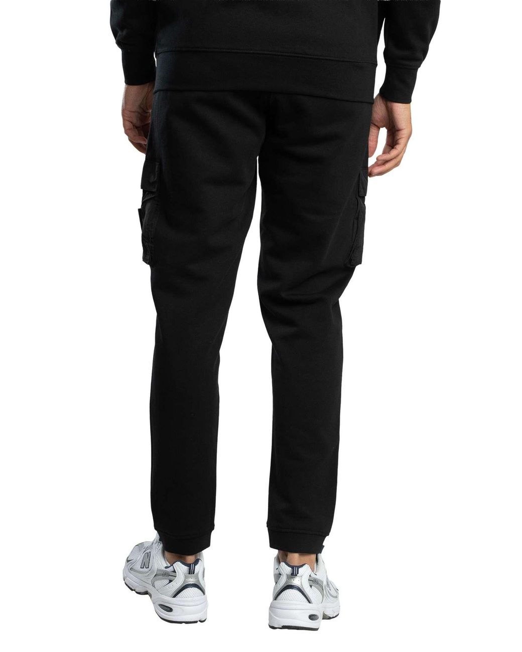 Weekend Offender Black Lippi Cargo Joggers for men