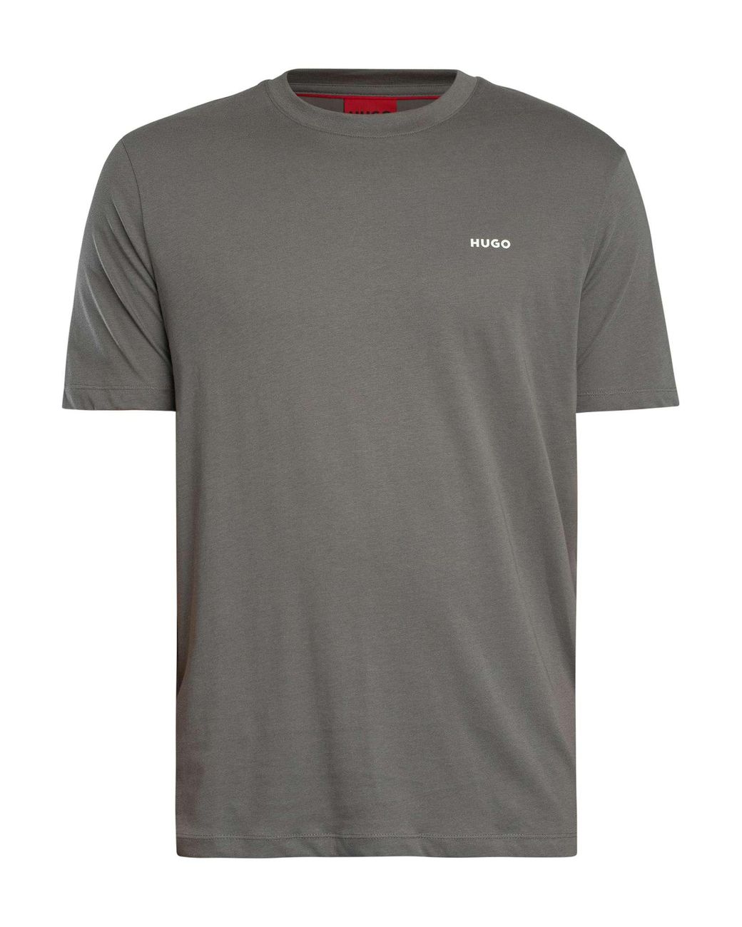 HUGO Gray Dero222 T-Shirt for men