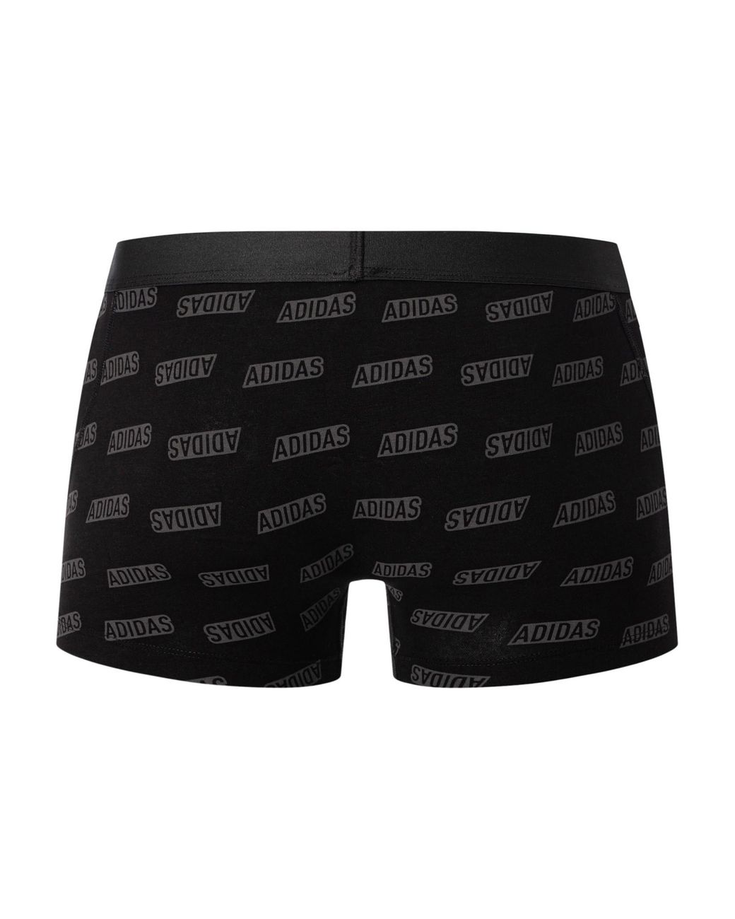 adidas 3 Pack Active Flex Cotton Trunks in Black for Men