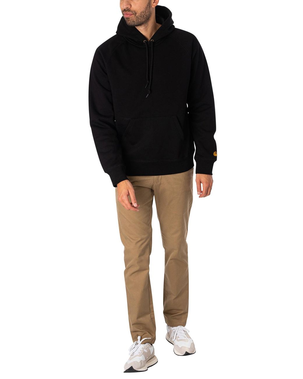 Carhartt Black Chase Pullover Hoodie for men