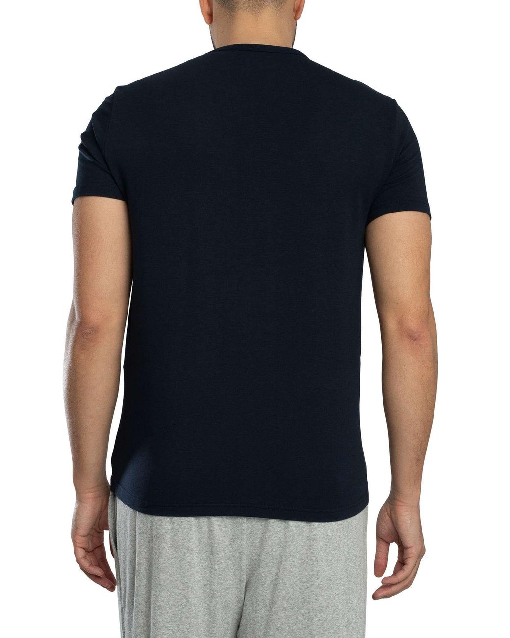 Emporio Armani Gray 2 Pack Lounge Crew T-Shirt for men