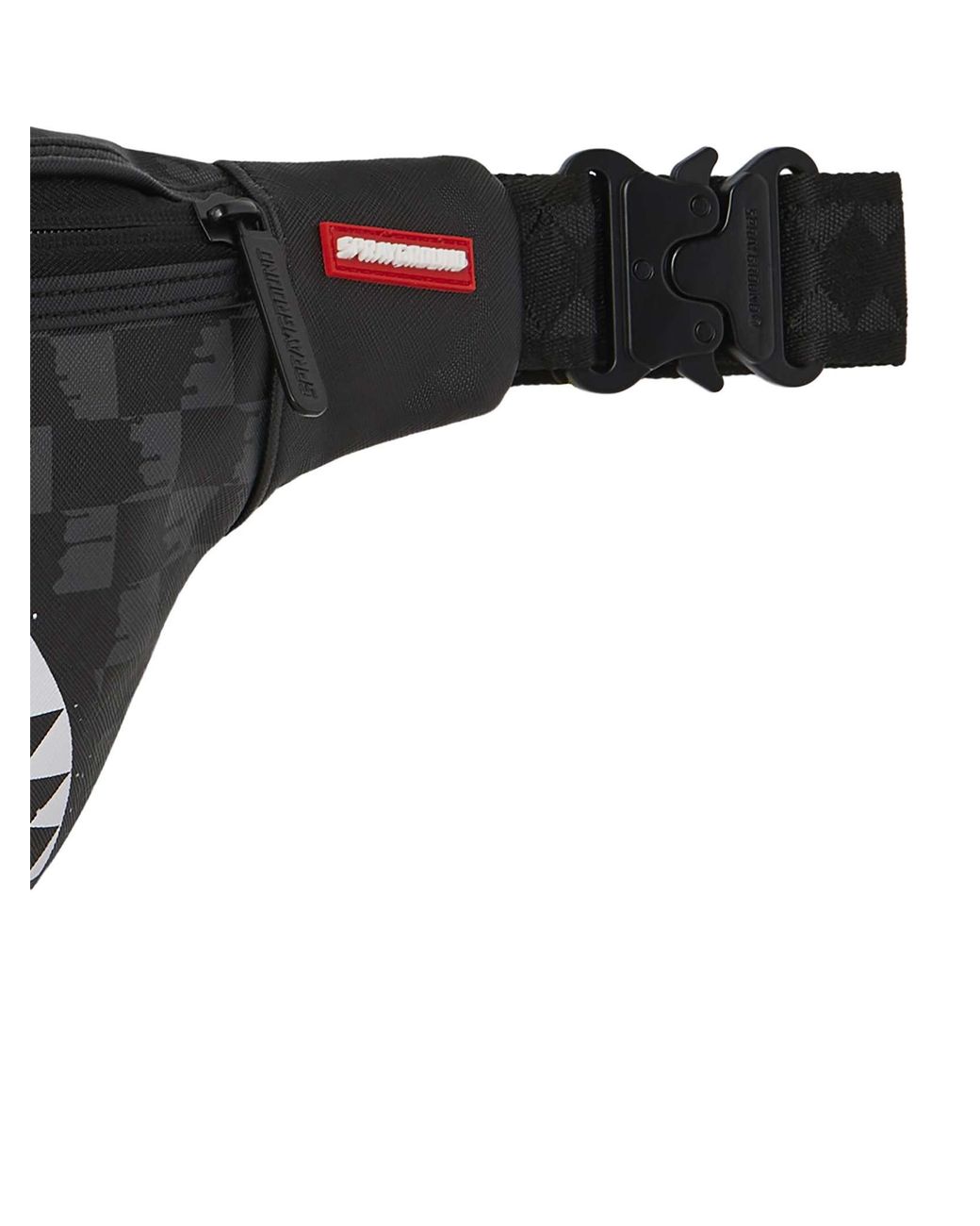 Sprayground Black Deep Space Drip Savvy Crossbody Bag for men