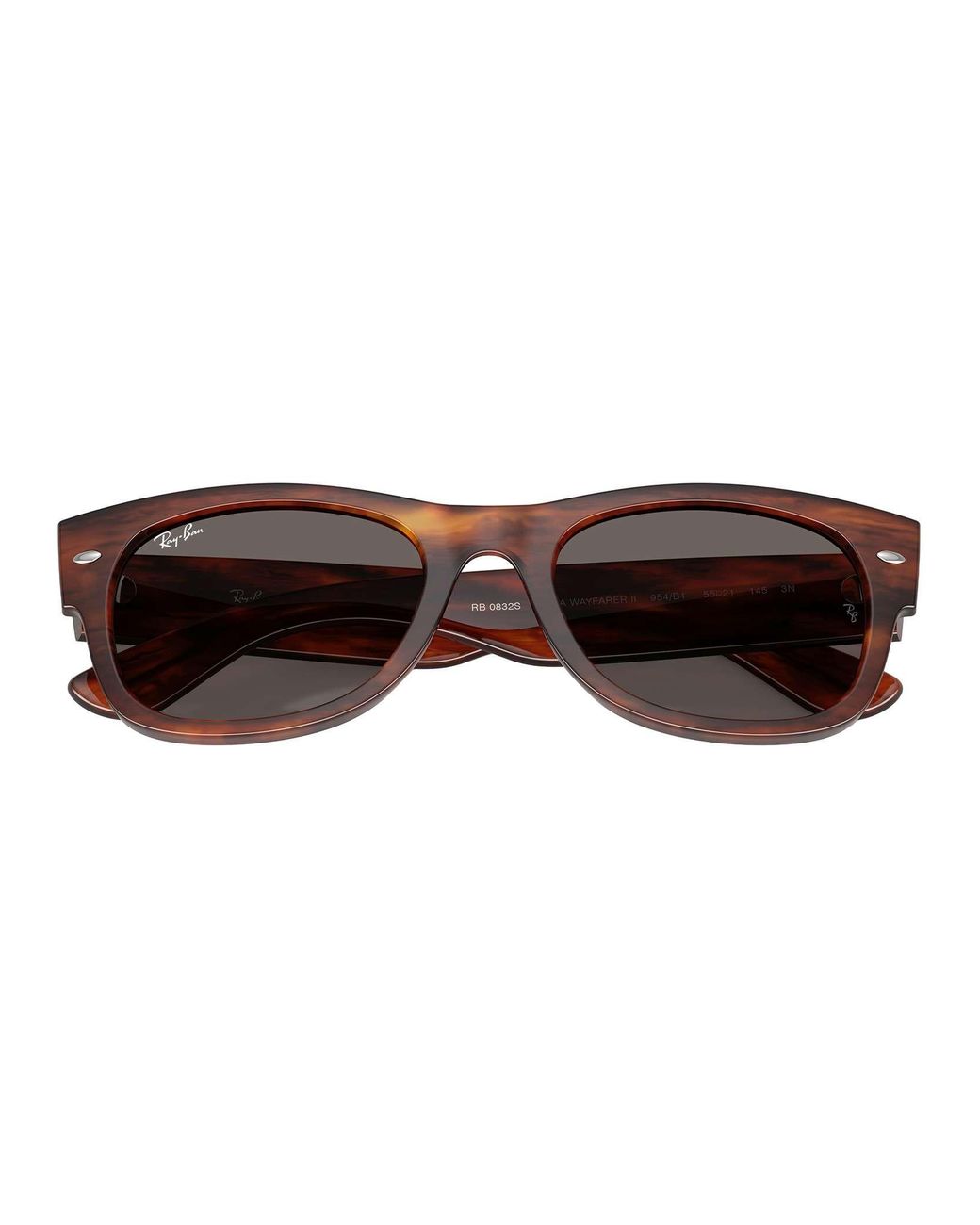 Ray-Ban Brown Mega Wayfarer Ii Sunglasses for men
