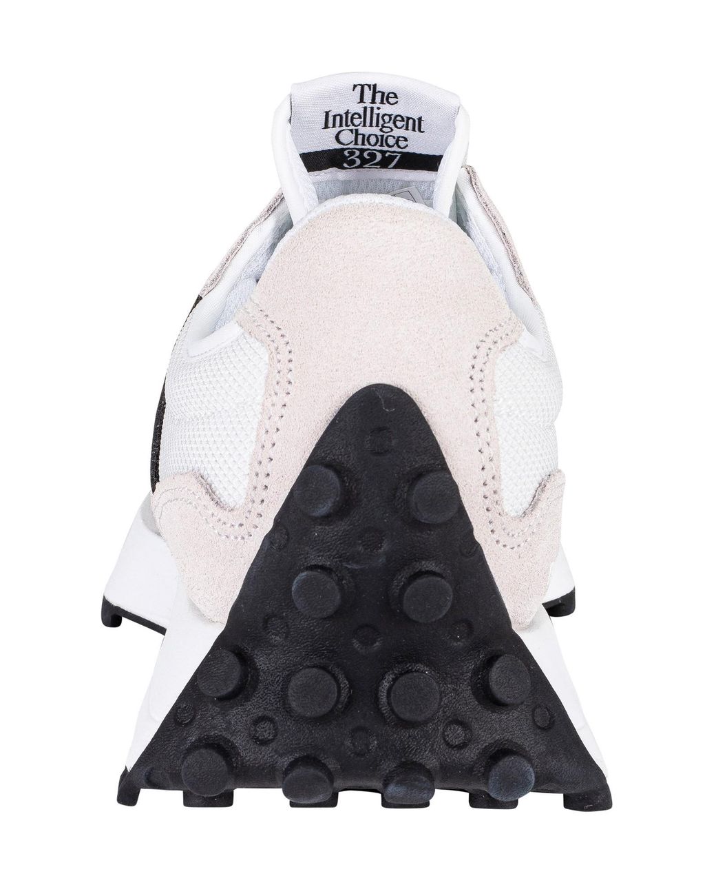New Balance White 327 Suede Trainers for men