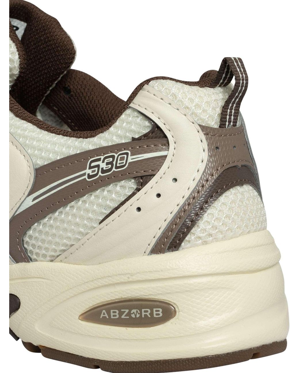 New Balance White 530 Mesh Trainers for men