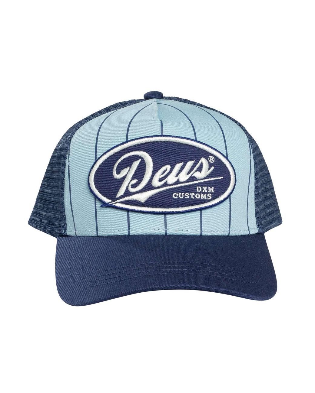 Deus Ex Machina Blue Forecourt Trucker Cap for men