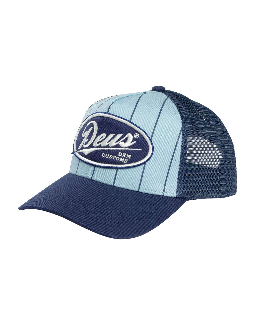 Deus Ex Machina Blue Forecourt Trucker Cap for men