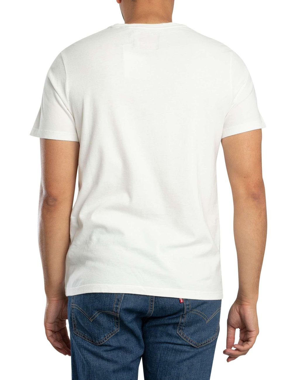 Superdry White Vintage Logo Classic T-Shirt for men