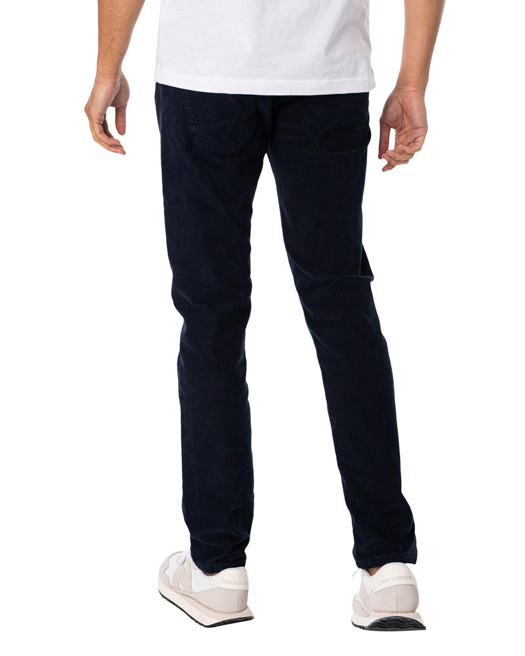 Lois Black Sierra Thin Corduroy Trousers for men