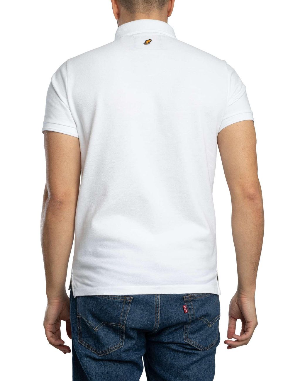 Superdry White Classic Pique Polo Shirt for men
