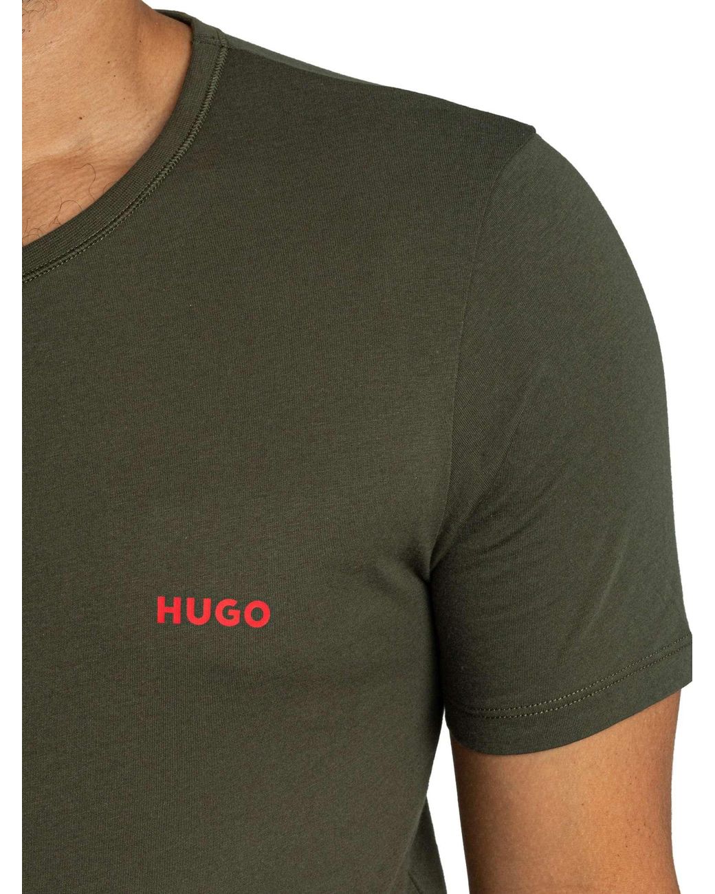 HUGO Blue 3 Pack Lounge T-Shirts for men