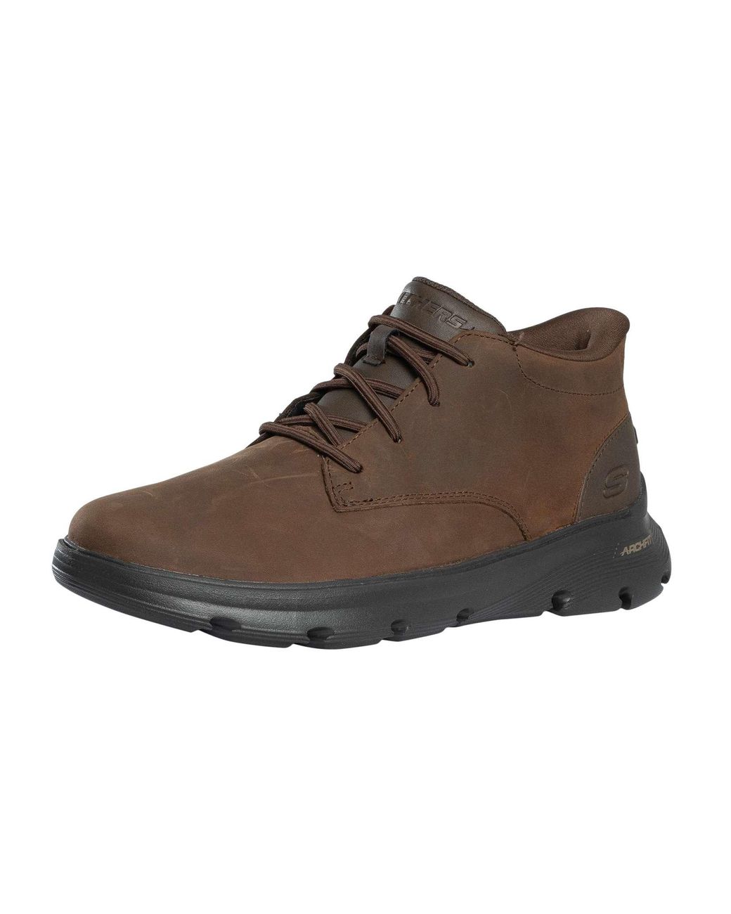 Skechers Brown Slip-Ins Relaxed Fit Arch Fit Garza Ridleyboots for men
