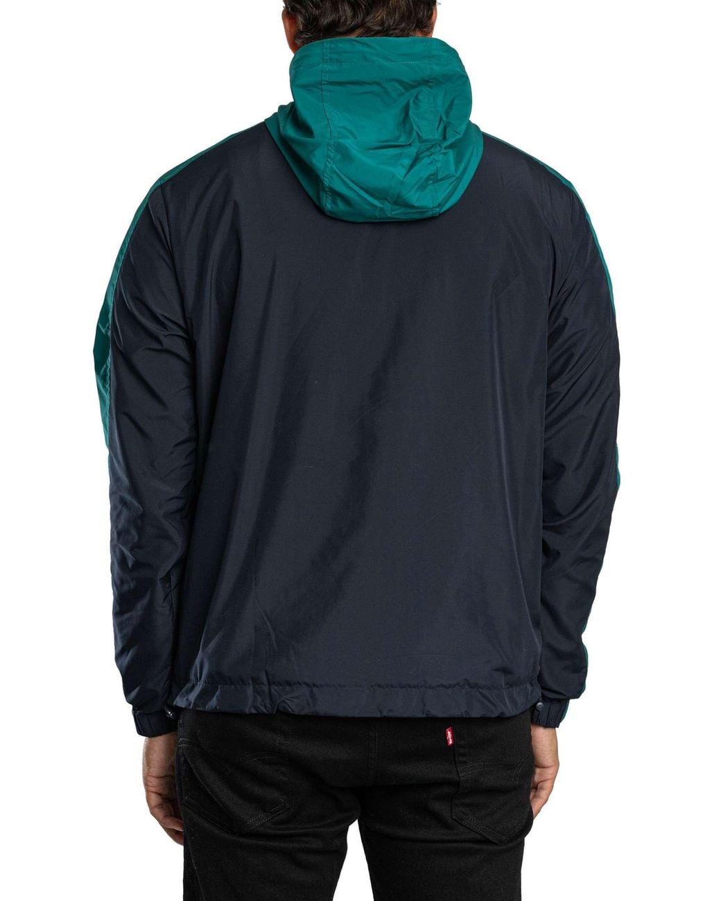 Lyle & Scott Blue Anorak Jacket for men