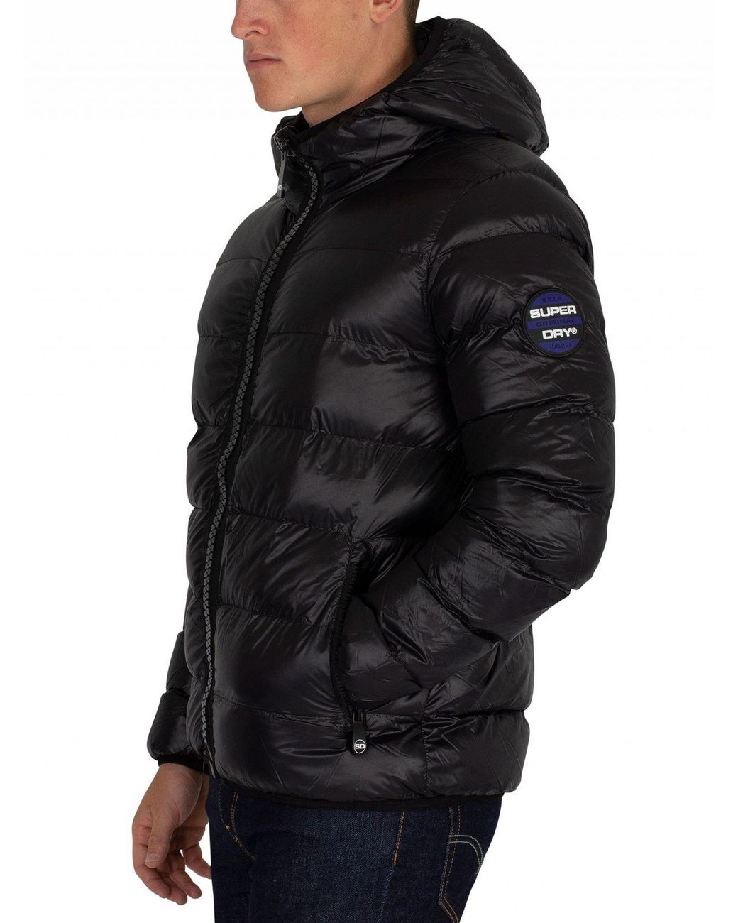 Superdry Crater Padded Jacket Sports in Black for Men | Lyst Australia