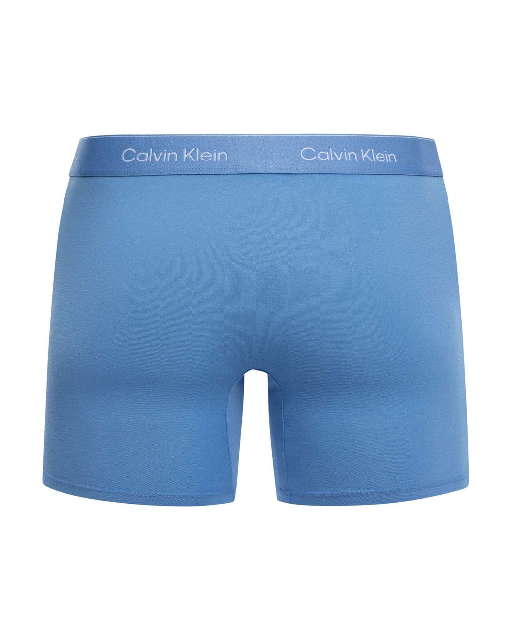 Calvin Klein Blue 3 Pack Icon Boxer Briefs for men