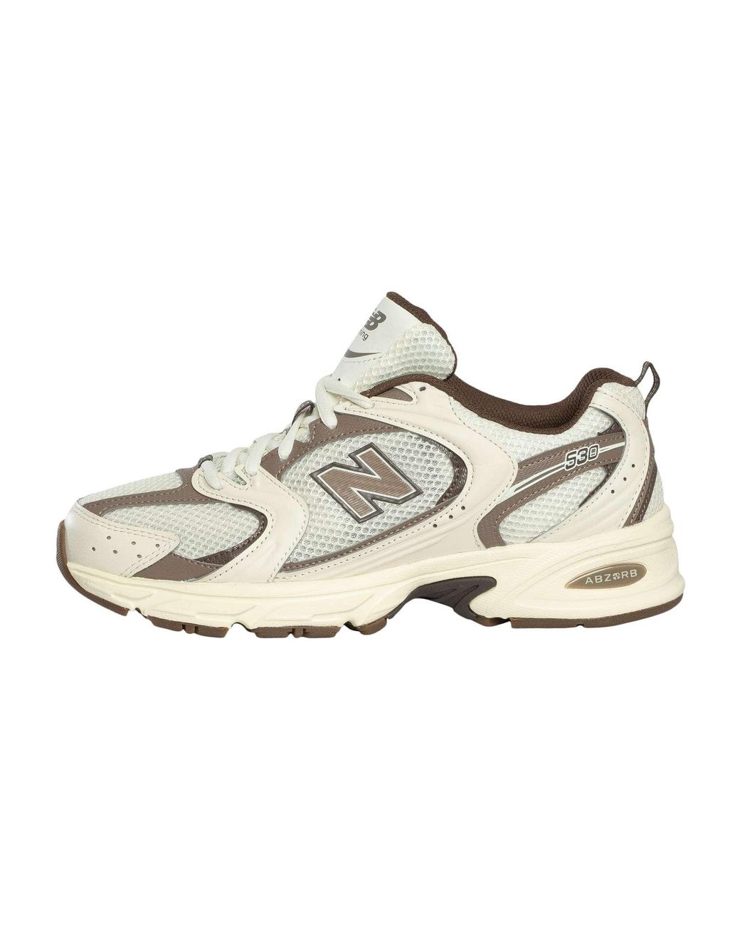 New Balance White 530 Mesh Trainers for men