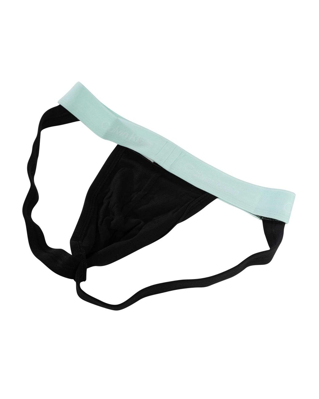Calvin Klein Black 3 Pack Icon Jockstrap for men