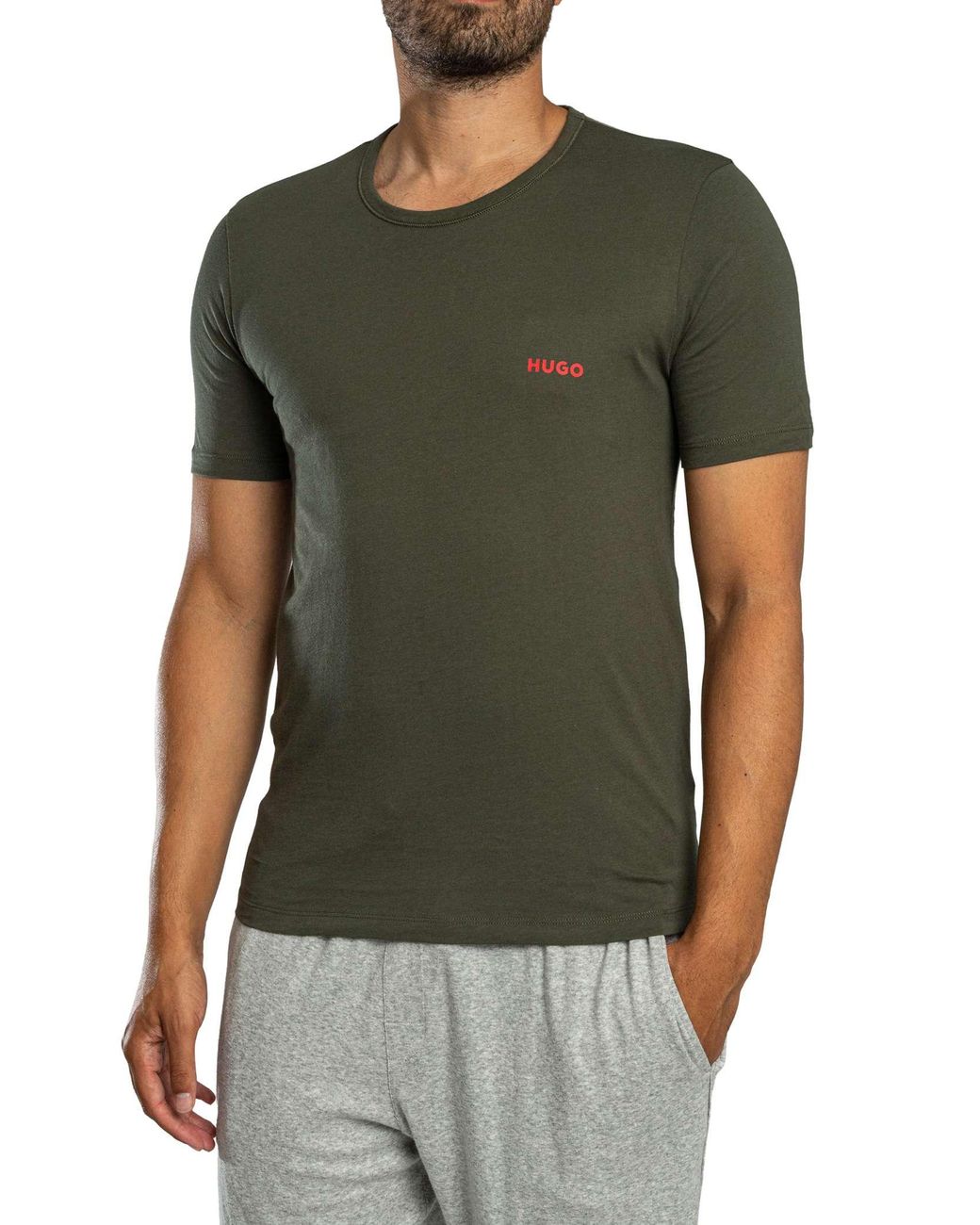 HUGO Blue 3 Pack Lounge T-Shirts for men