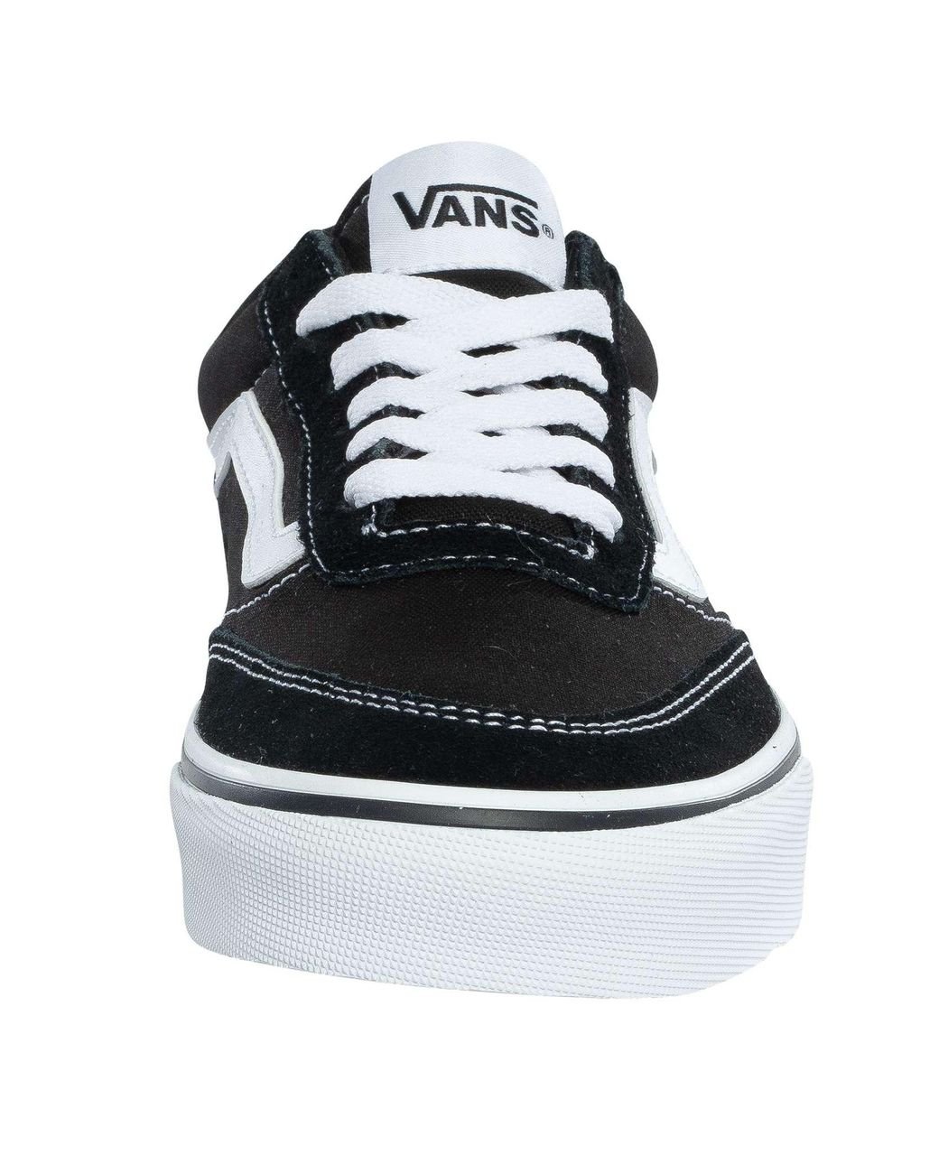Vans Black Brooklyn Suede Trainers for men