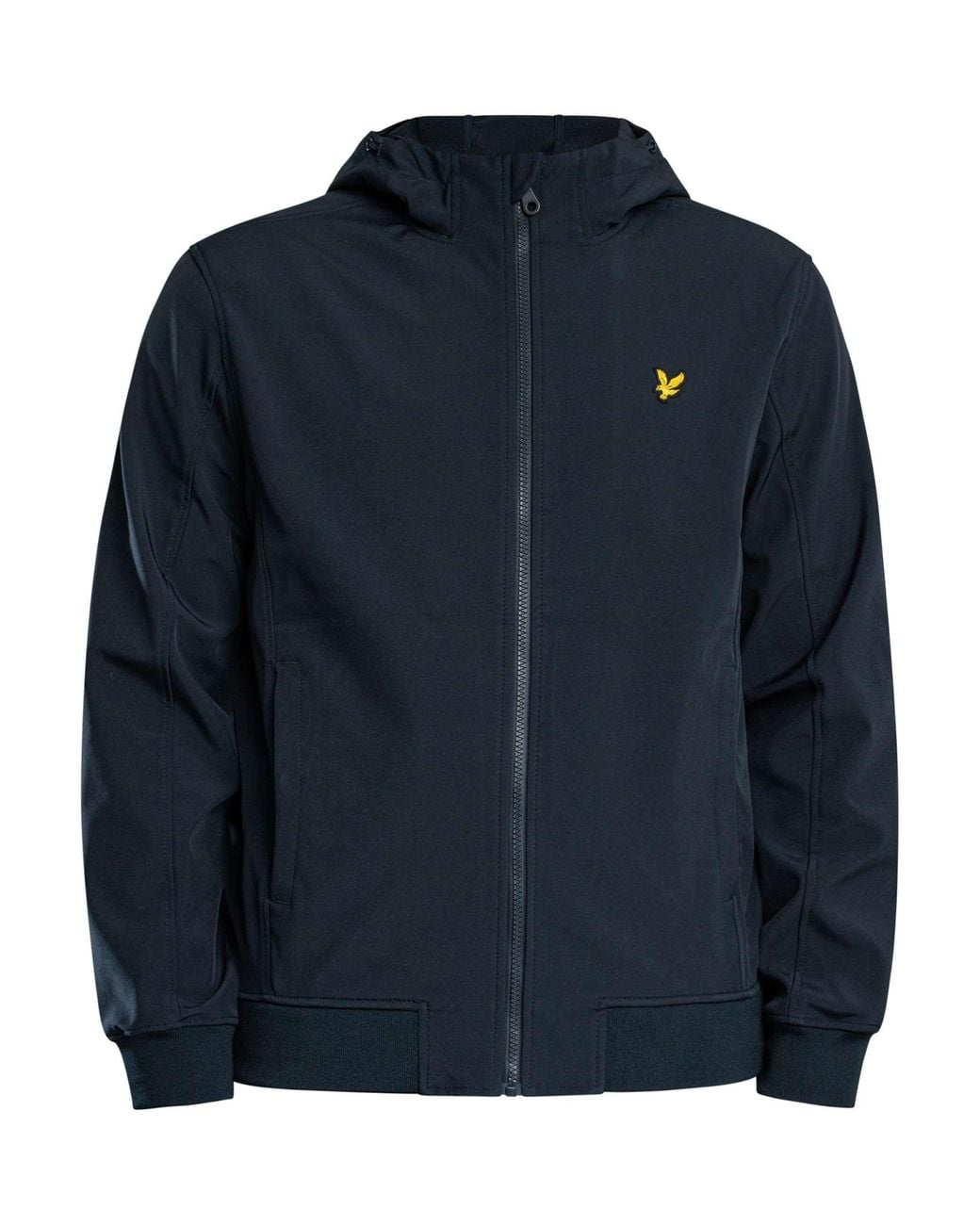 Lyle & Scott Blue Mesh Back Softshell Jacket for men