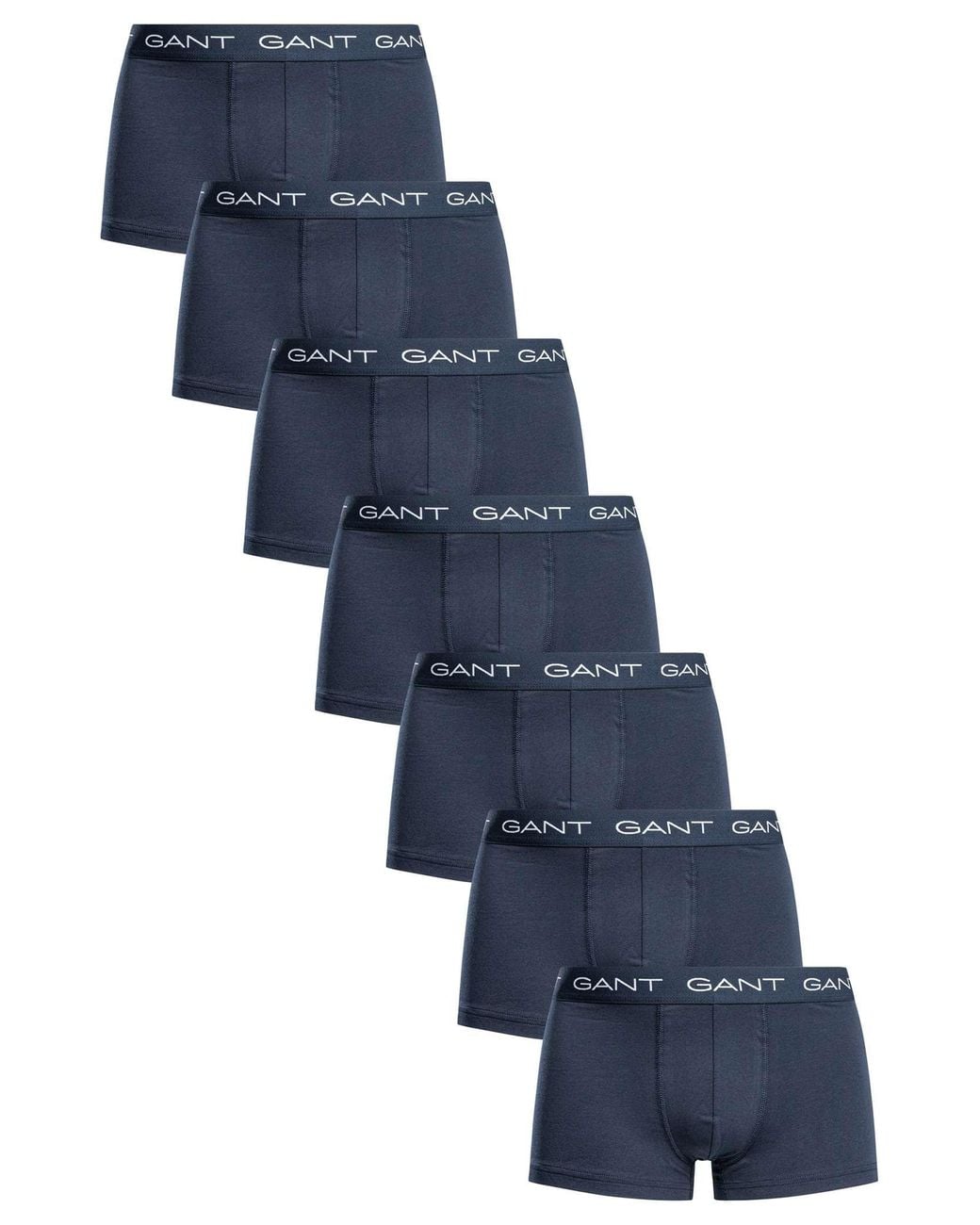 Gant Blue 7 Pack Trunks for men