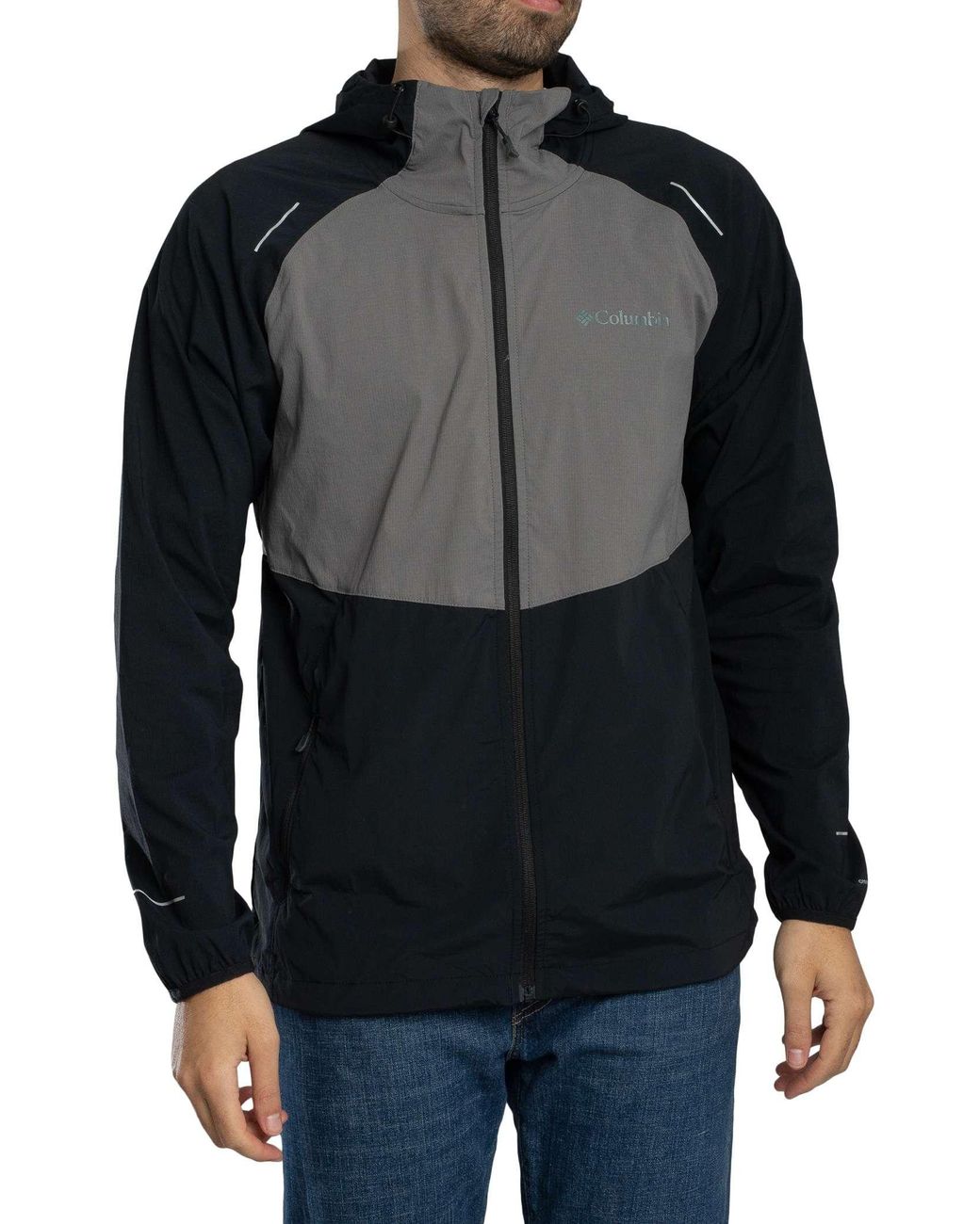 Columbia Black Tech Ii Wind Full Zip Jacket for men