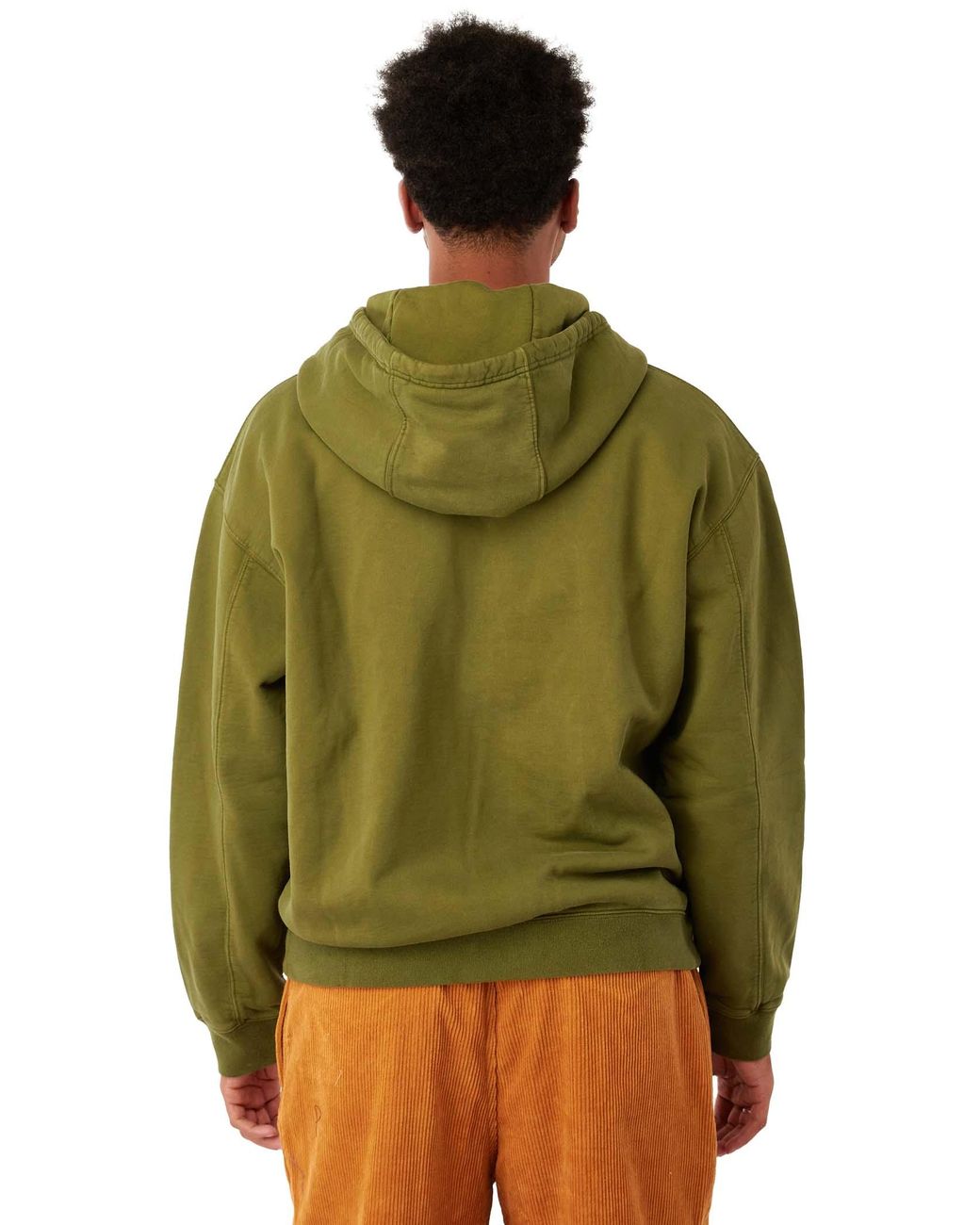 Brain Dead Collegiate Zip Up Hoodie in Green for Men | Lyst
