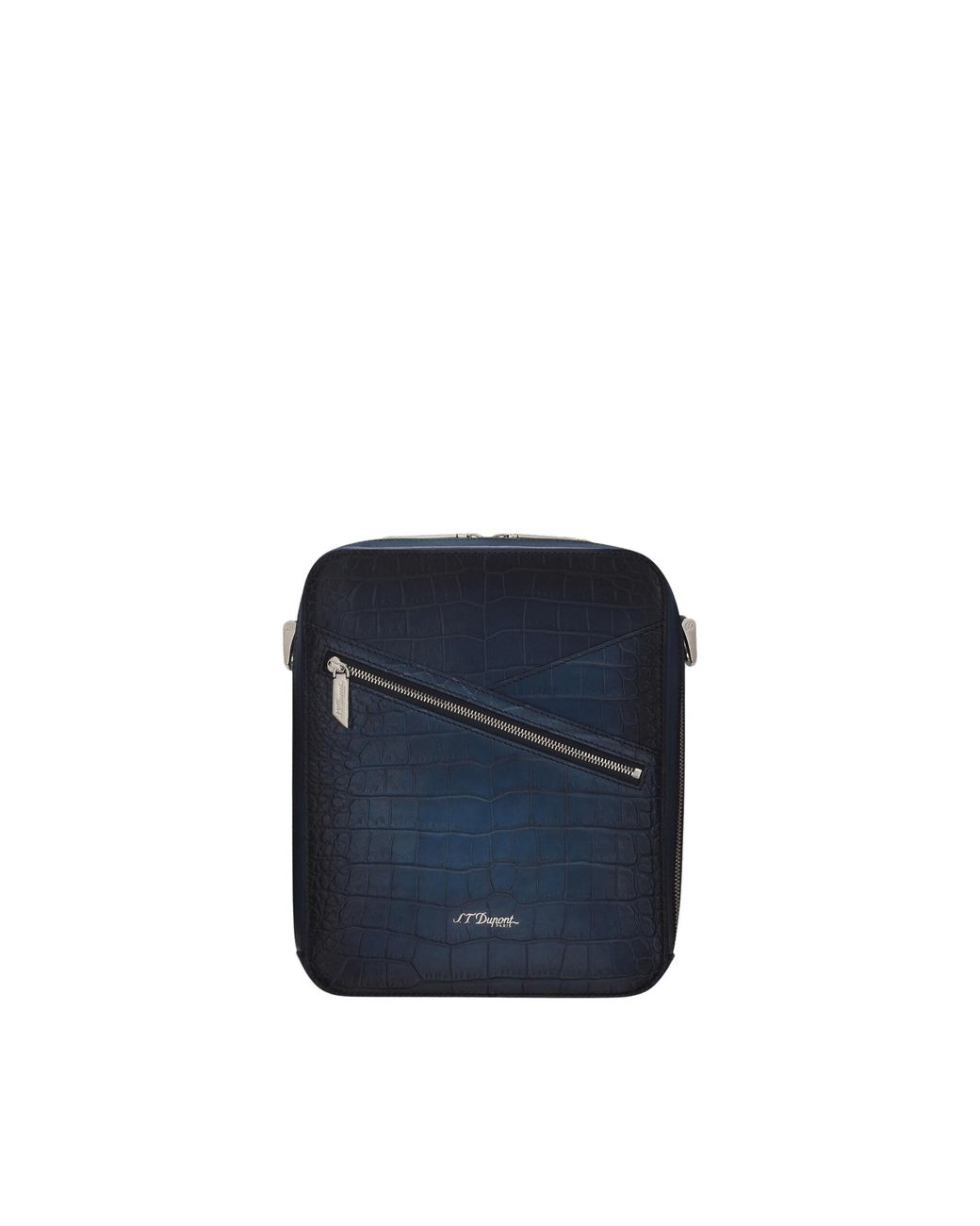 S T Dupont Blue Atelier Crossbody for men