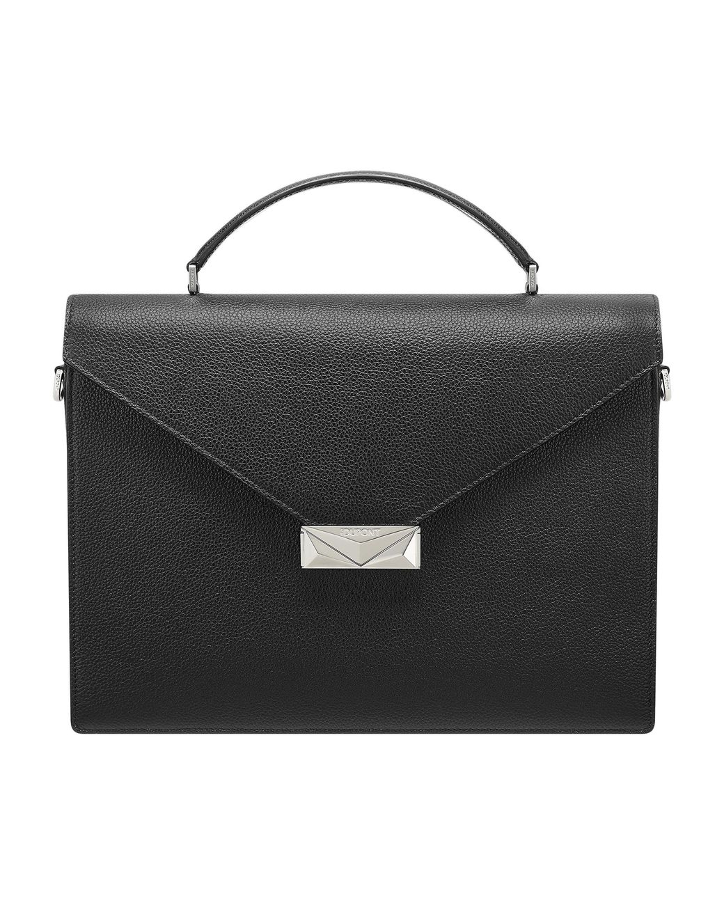 S T Dupont Black Classic Briefcase for men