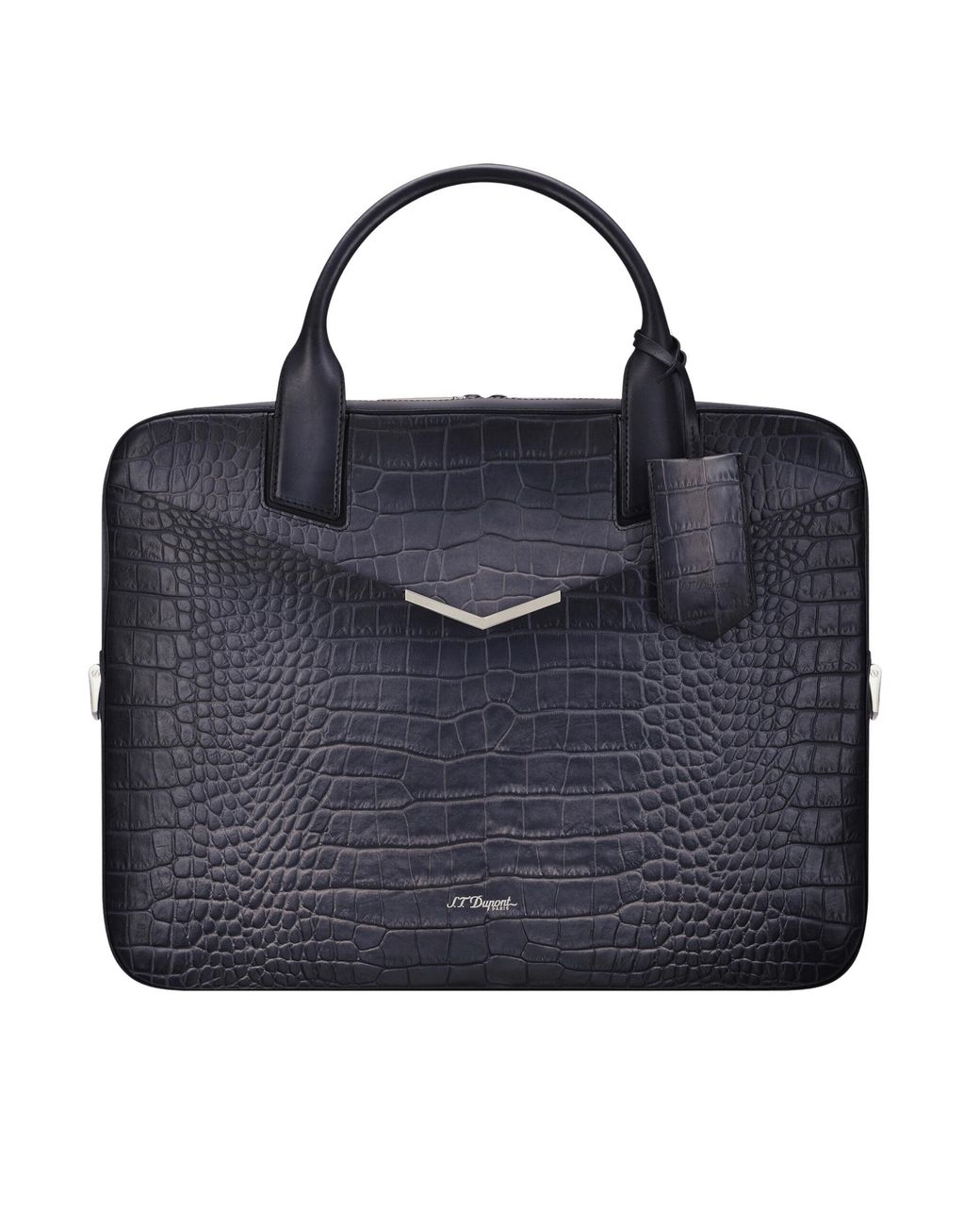 S T Dupont Blue Atelier Briefcase for men