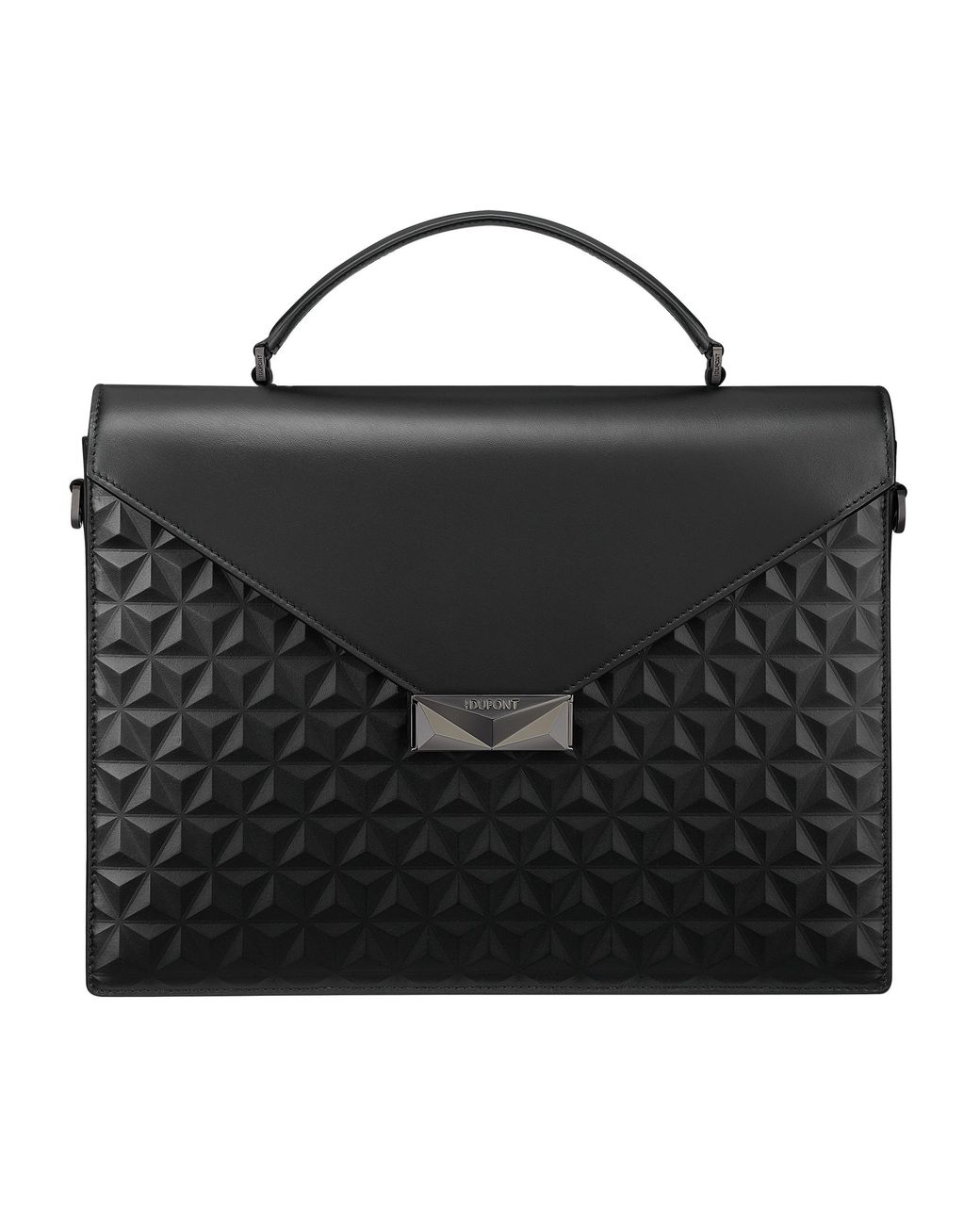 S T Dupont Black Apex Document Holder for men
