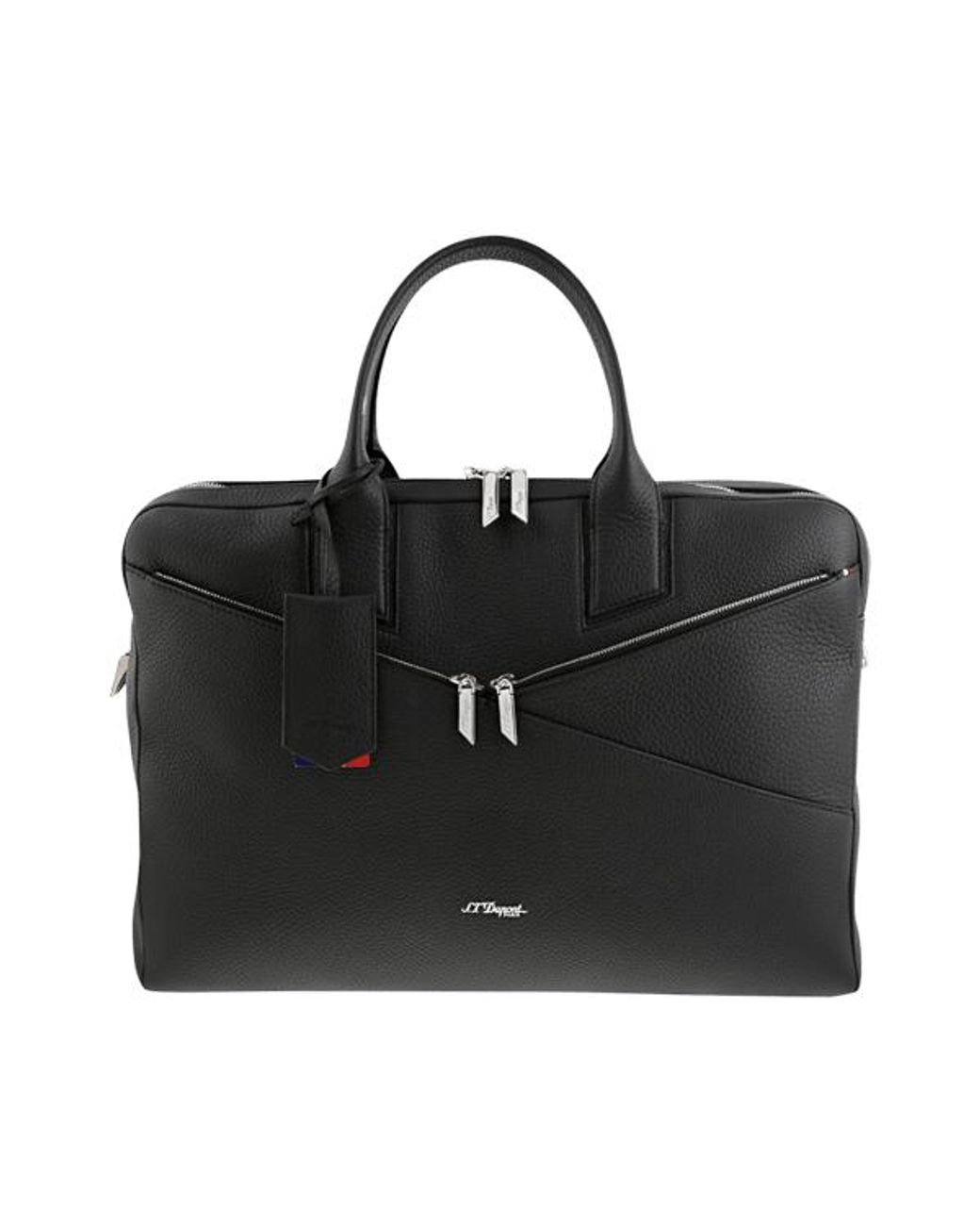 S T Dupont Black Neo Capsule Double Document Holder for men