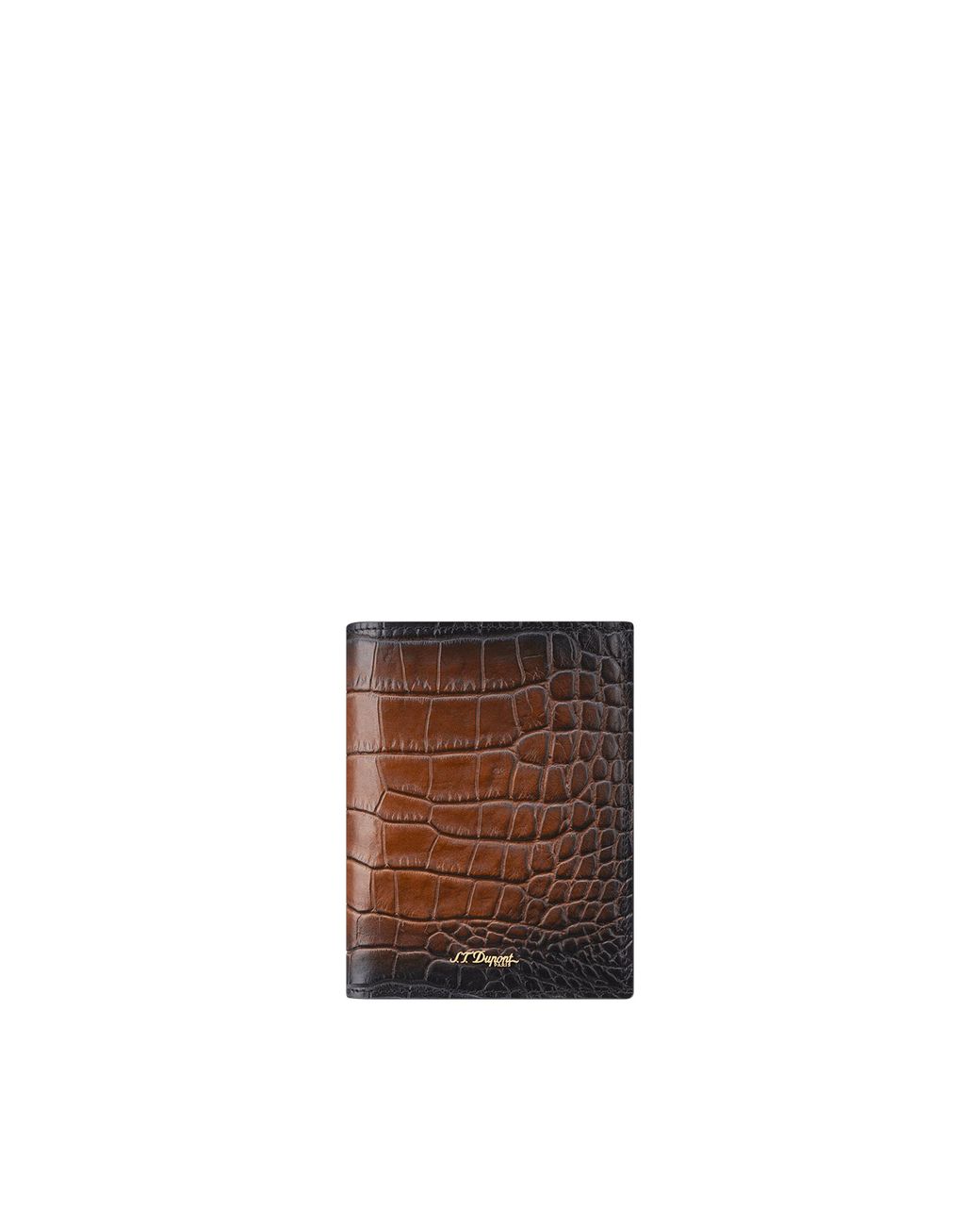 S T Dupont Brown Atelier Wallet for men