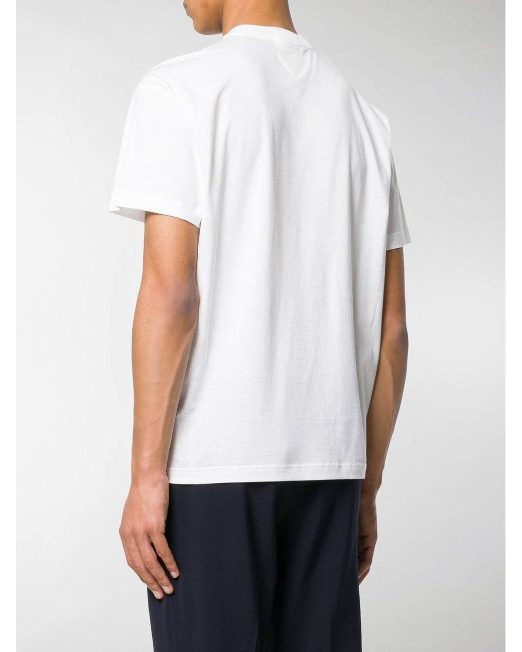 Prada Cotton Cactus Logo Print T-shirt 