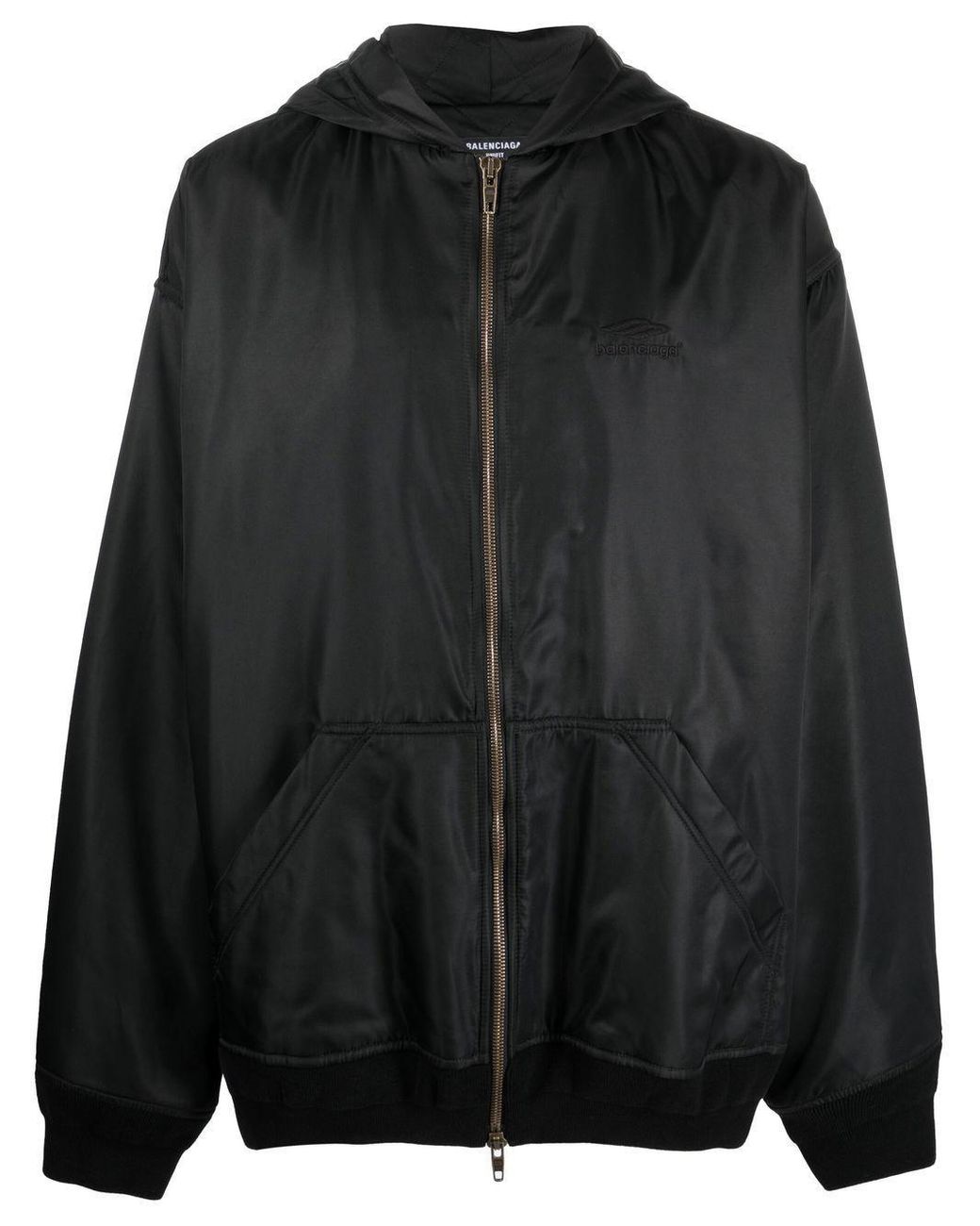 Balenciaga 3b Sports Icon Padded Jacket in Black for Men | Lyst Australia