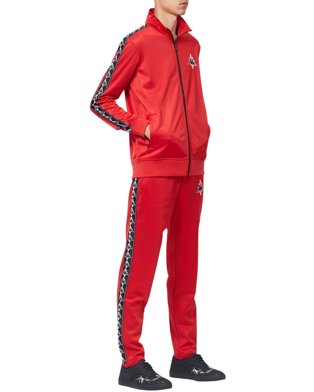 Kappa Wise Red Popper Track Pants  Urban Outfitters UK