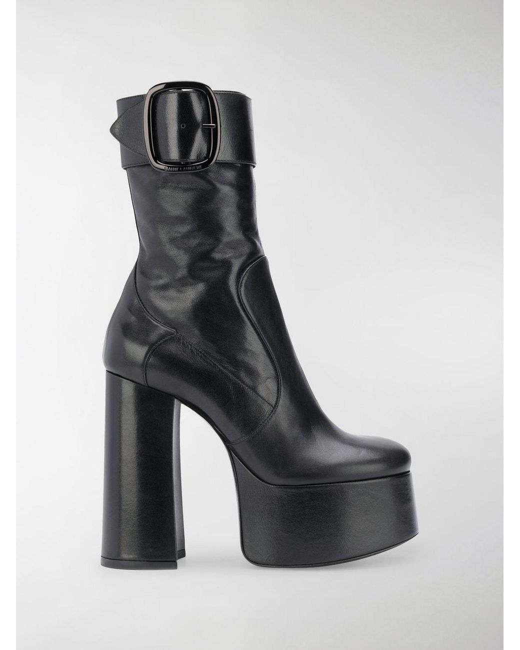 saint laurent platform boots