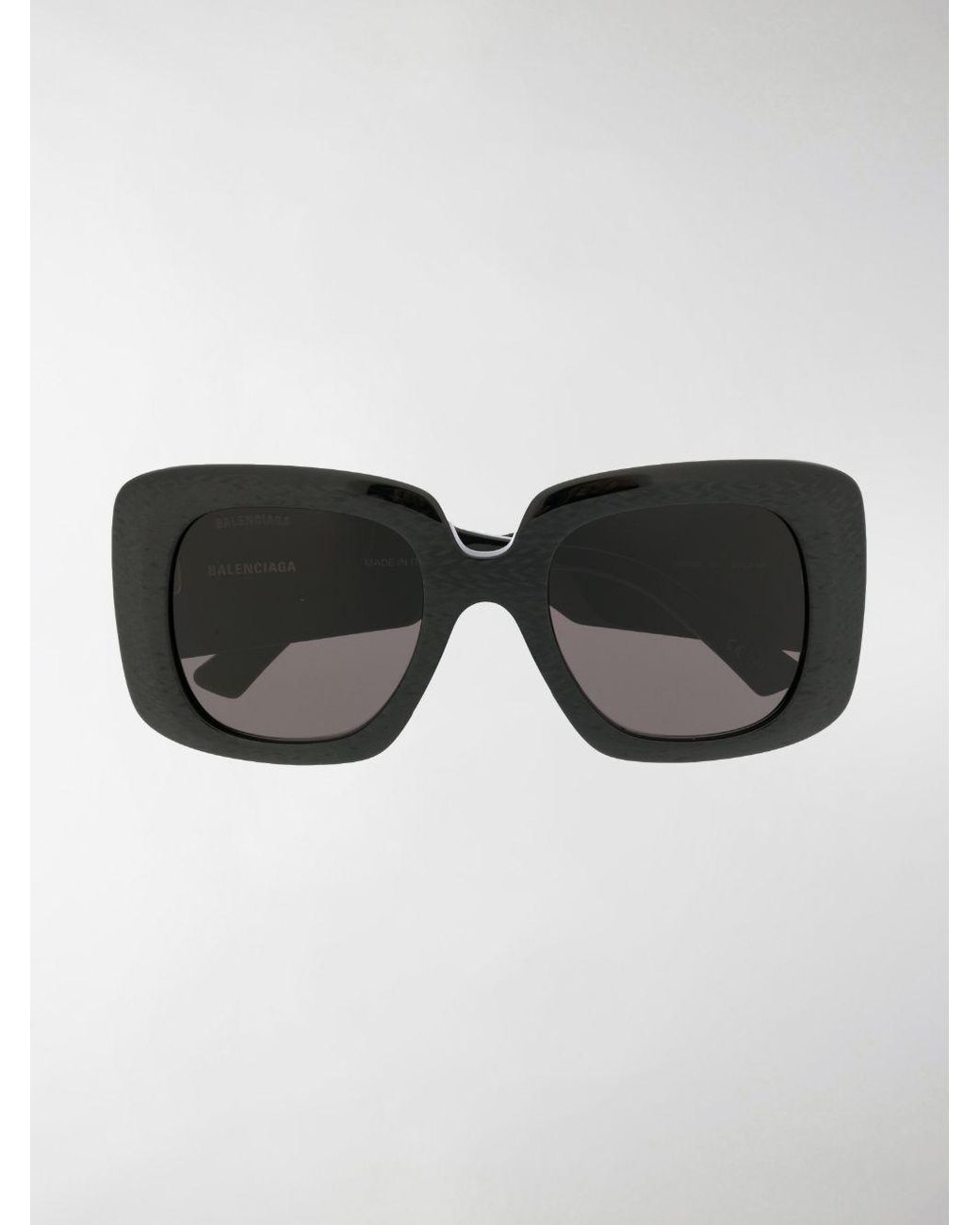 Balenciaga Oversized Square-frame Sunglasses in Black - Lyst