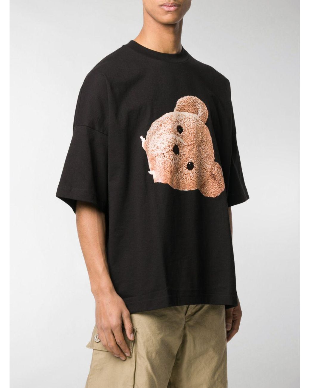 Palm Angels T-Shirt mit Teddy-Print in Schwarz für Herren | Lyst DE