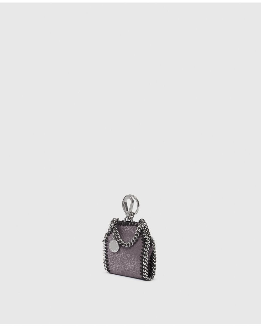 Stella McCartney White Falabella Airpods Case Keyring
