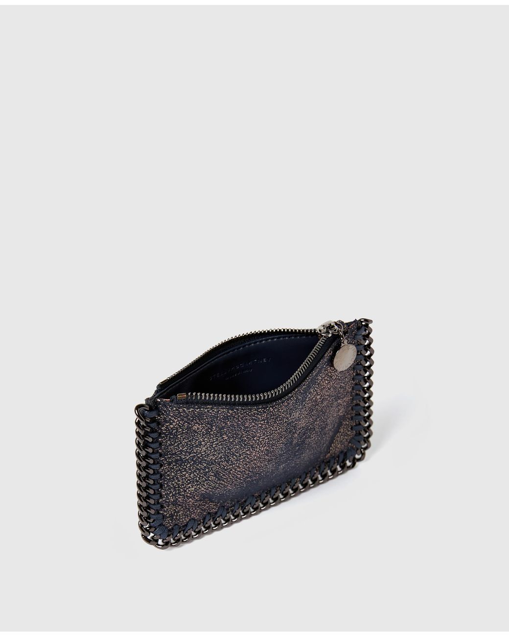 Stella McCartney White Falabella Zipper Cardholder