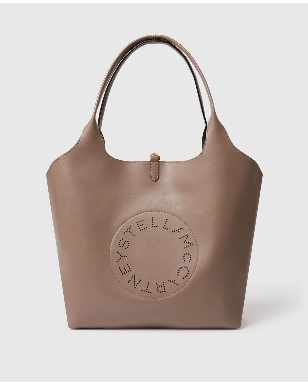 Stella McCartney Brown Logo Reversible Tote Bag