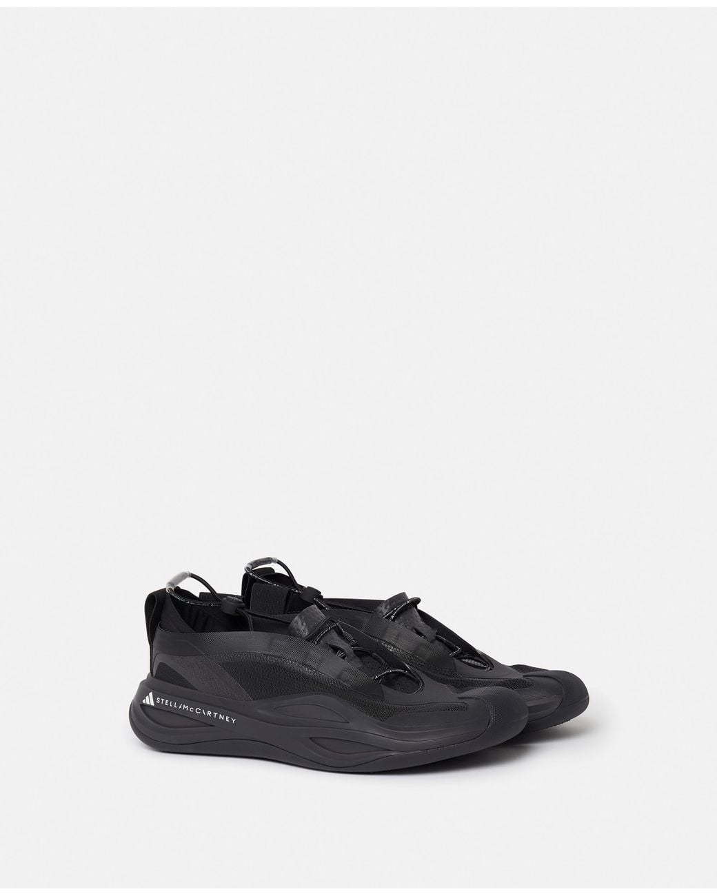 Stella McCartney Black Sportswear Low Ground Running Sneakers