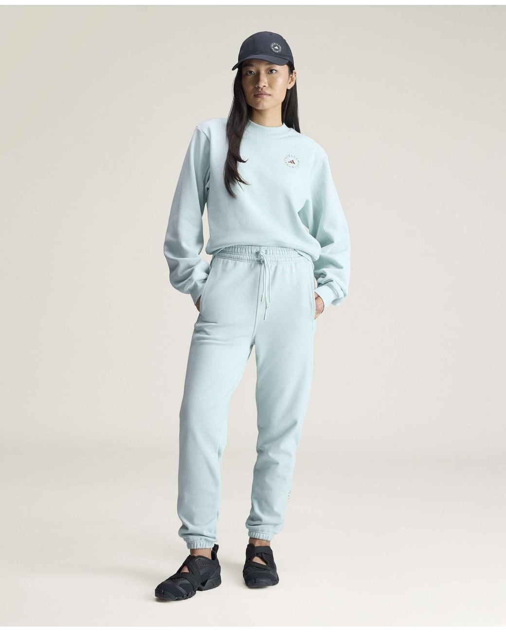 Stella McCartney Blue Logo Elasticated Joggers