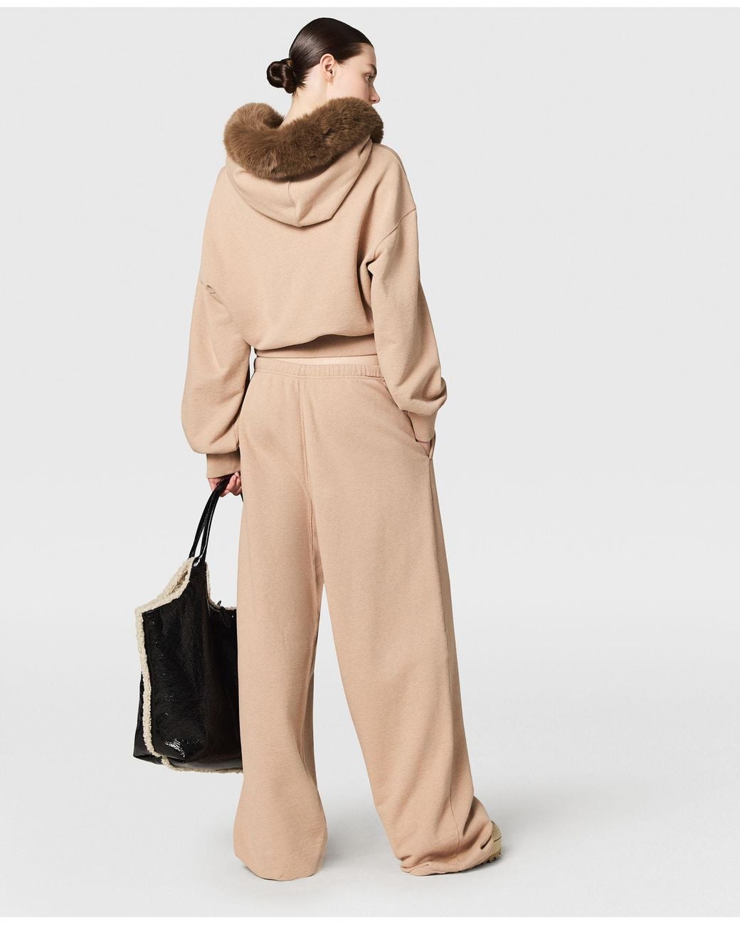 Stella McCartney Natural Straight-Leg Sweatpants