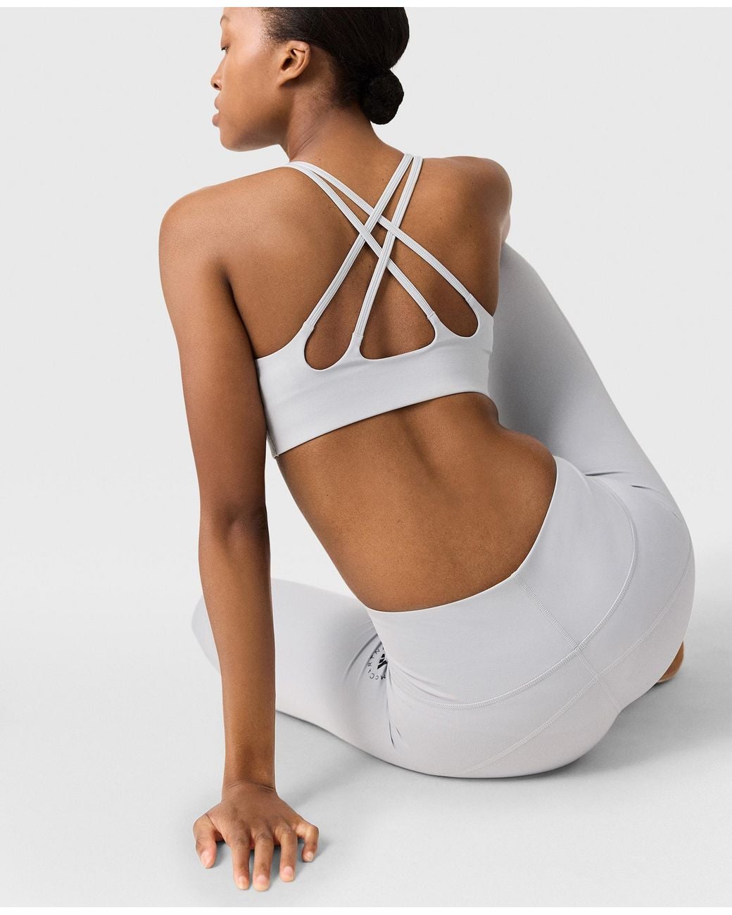 Stella McCartney Gray Truestrength Yoga Bra