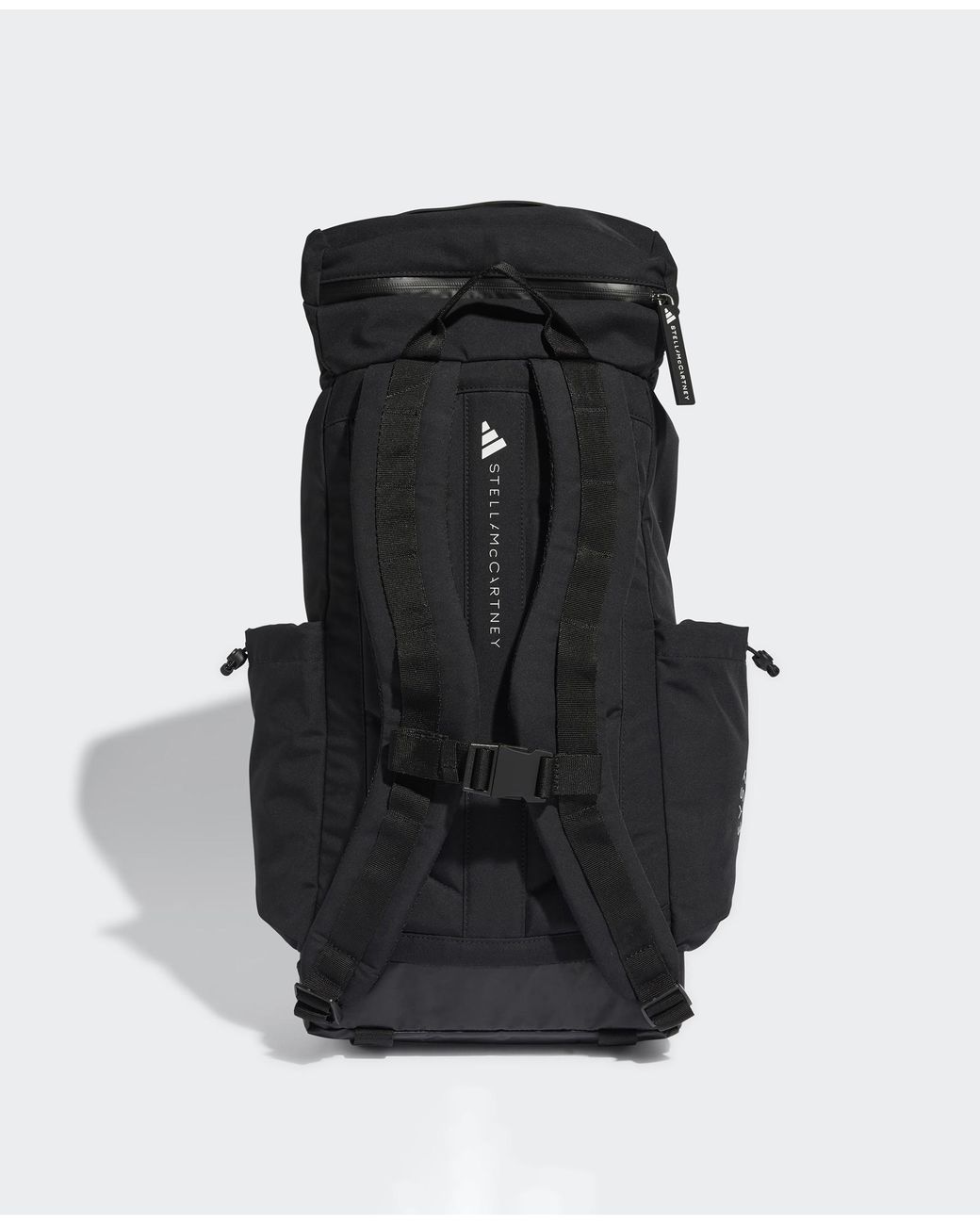 Stella McCartney Black Logo Hiking Backpack, One Size