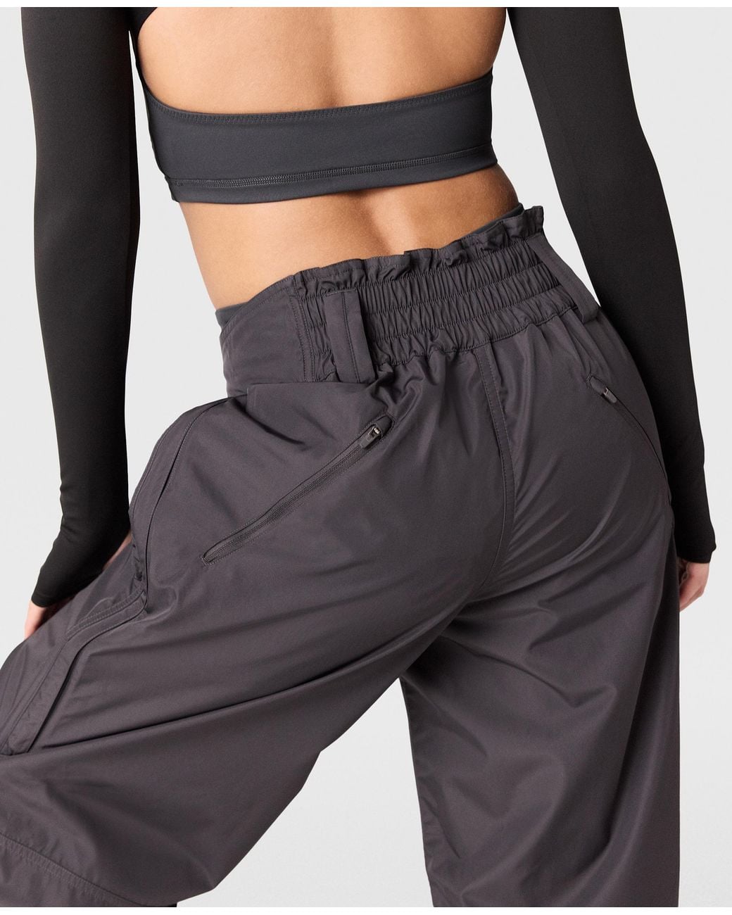 Stella McCartney Gray Truelife Woven Trackpants