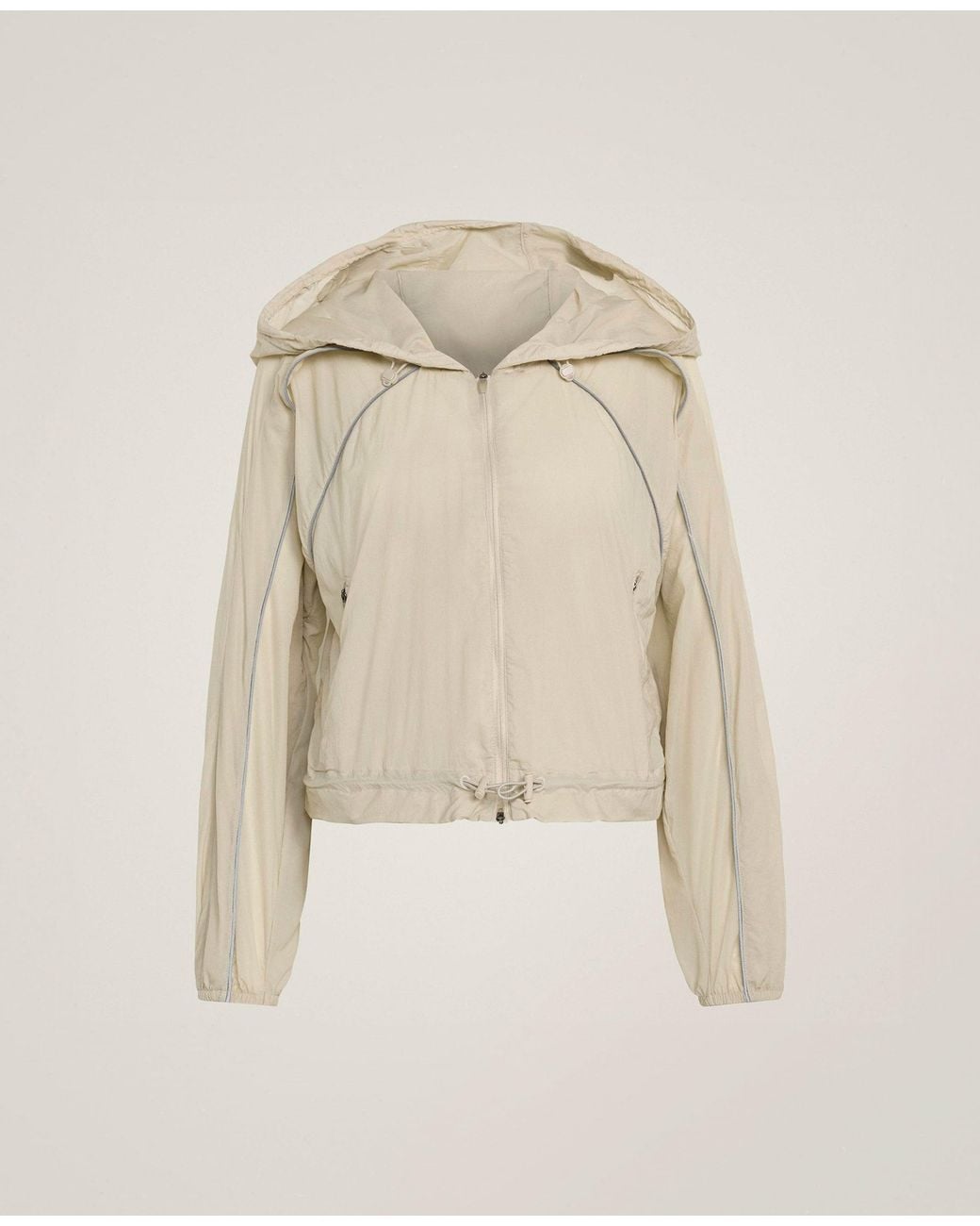 Stella McCartney Natural Truepace Hooded Running Jacket