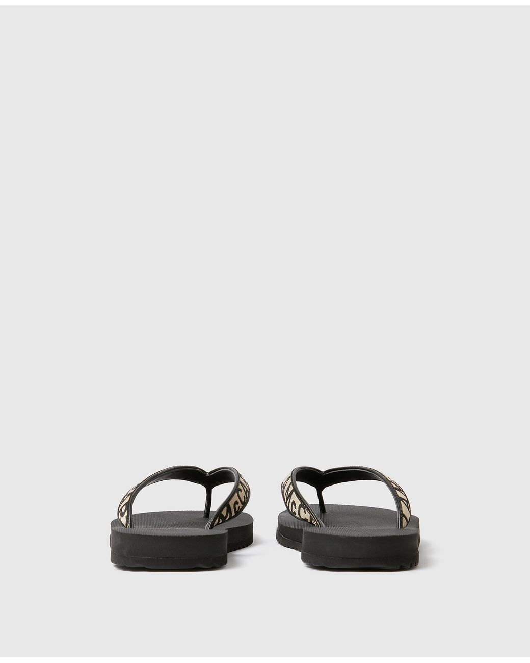 Stella McCartney Multicolor Logo Webbed Thong Sandal